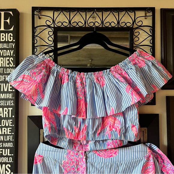 Lilly Pulitzer Larissa Two Piece Set in Rum Swizzle - Picture 9 of 9